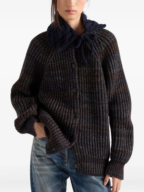 Prada crew-neck cardigan - Brown