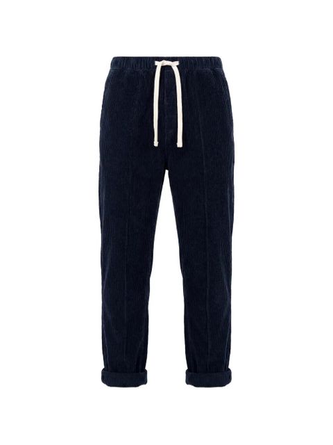 American Vintage Padow drawstring-corduroy trousers - Blue - zdjęcie produktu nr 1