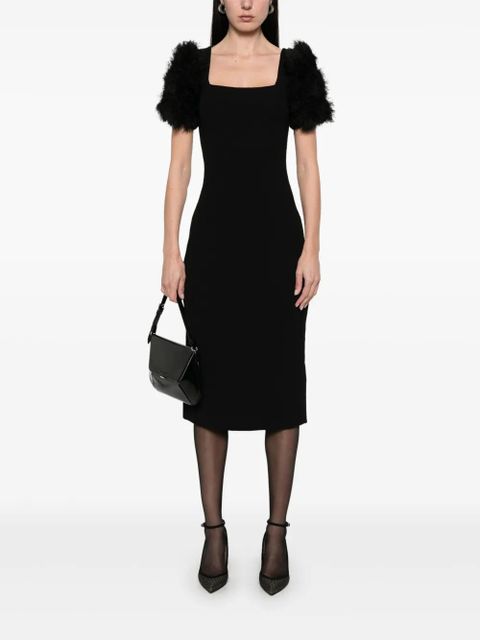 Givenchy pompom-detail midi dress - Black
