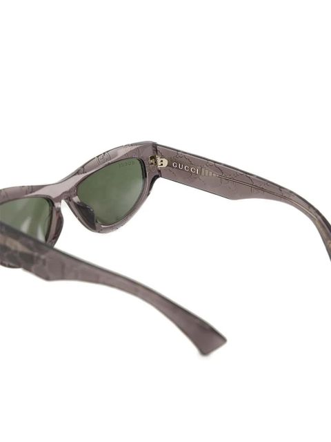 Gucci Eyewear GG monogram cat-eye sunglasses - Grey