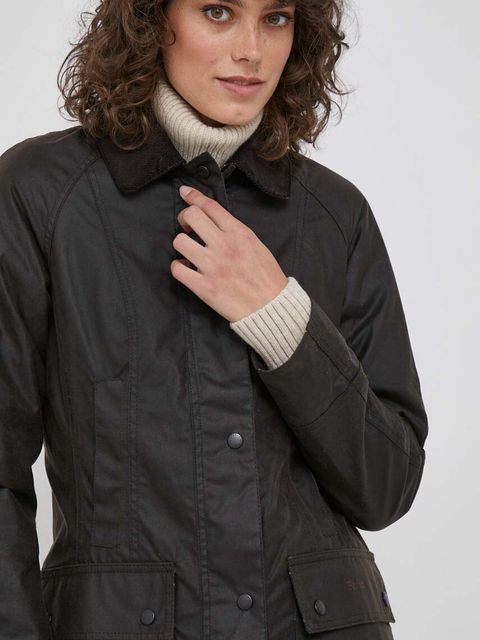 Barbour kurtka bawełniana Classic Beadnell Wax Jacket