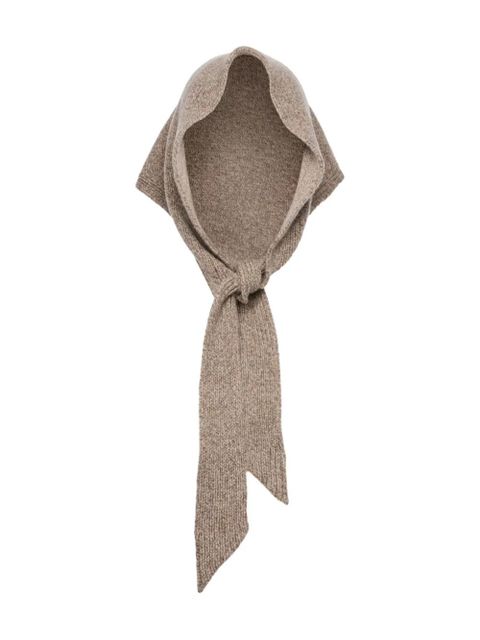 Magda Butrym knitted tie scarf - Neutrals - zdjęcie produktu nr 1