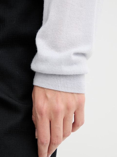 IRO sweter z wełną damski kolor szary lekki WP12HARU