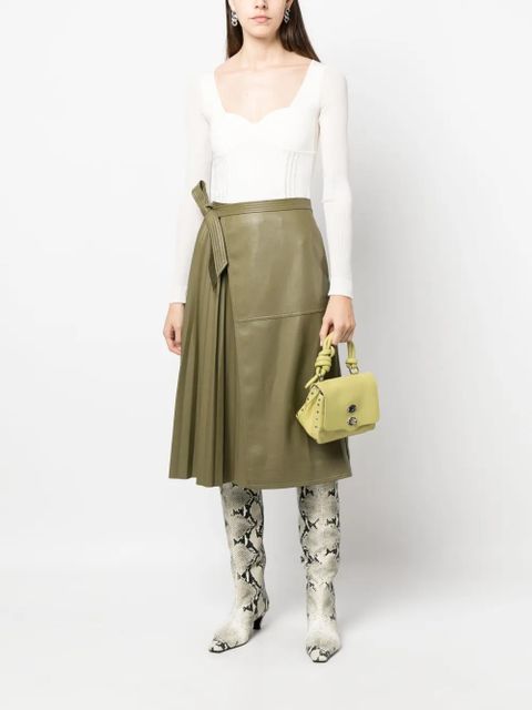 Simkhai sweetheart-neck fine-knit top - White - zdjęcie produktu nr 2