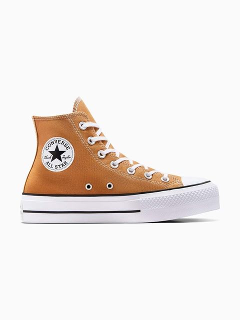 Converse trampki Chuck Taylor All Star Lift damskie kolor pomarańczowy A11537C - zdjęcie produktu nr 1