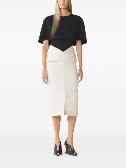 Lanvin layered-detail T-shirt - Black - zdjęcie produktu nr 2