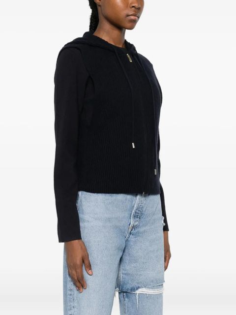 Max Mara hooded zip jacket - Blue