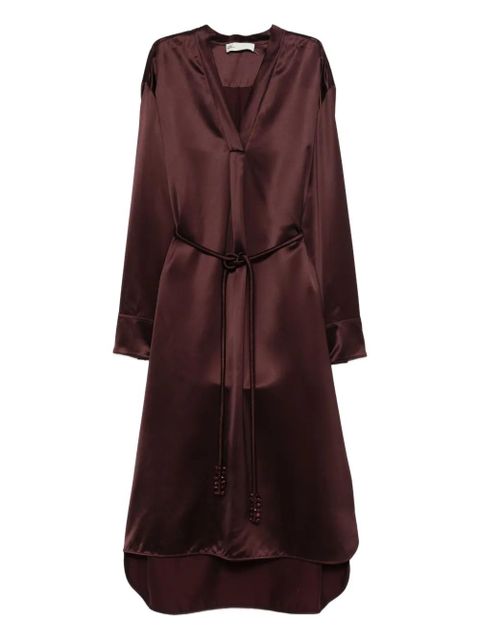 Tory Burch tie-waist dress - Red - zdjęcie produktu nr 1