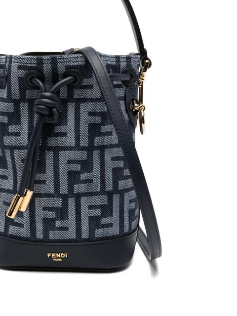 FENDI ff-motif bucket bucket bag - Blue