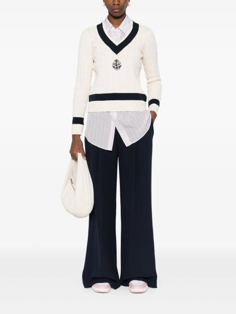 Lauren Ralph Lauren crepe trousers - Blue - zdjęcie produktu nr 2