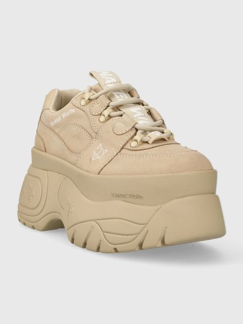 Naked Wolfe sneakersy zamszowe Sinner kolor beżowy - zdjęcie produktu nr 2