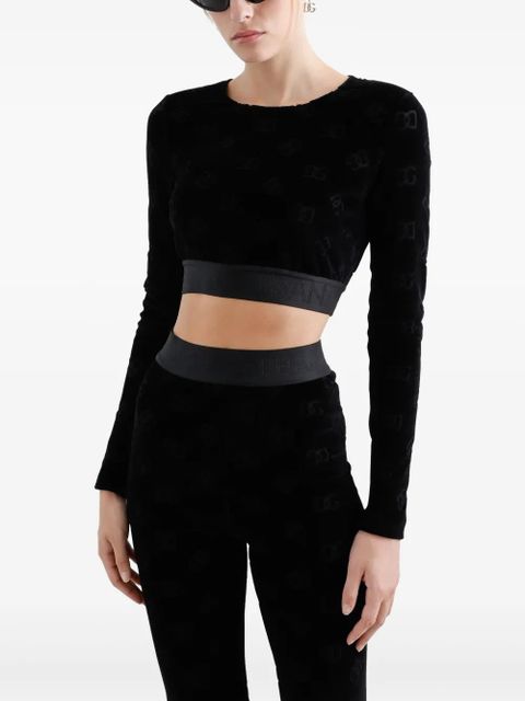 Dolce & Gabbana DNA DG-jacquard sweatshirt - Black