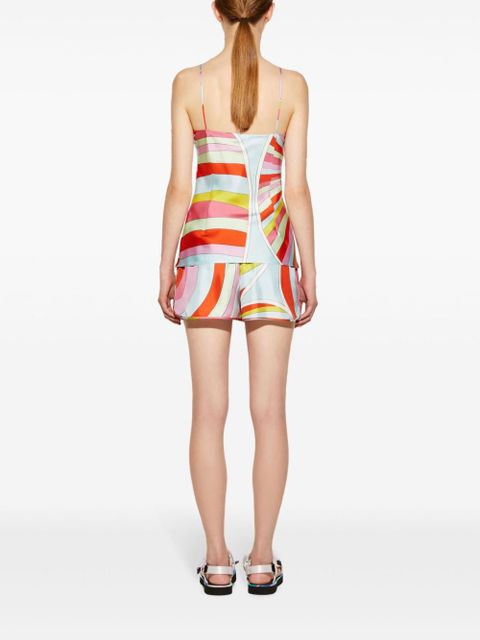 PUCCI Iride-print silk camisole top - Pink
