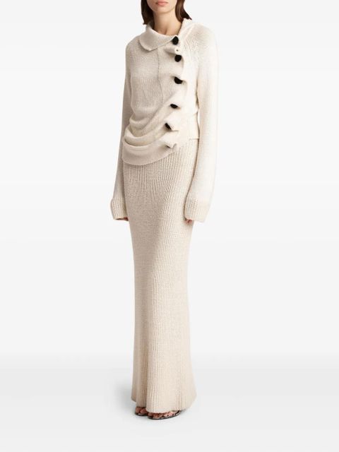 KHAITE Lex maxi dress - Neutrals - zdjęcie produktu nr 2