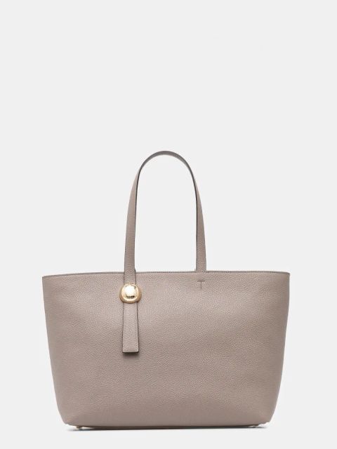 Furla torebka skórzana kolor szary WB01353 HSF000 2572S