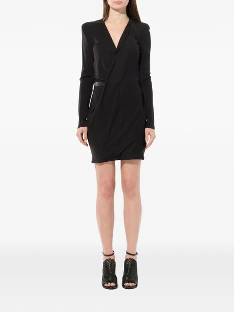 Balmain v-neck crossover dress - Black - zdjęcie produktu nr 1