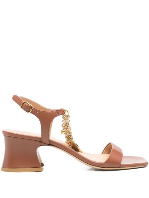 Chloé 50mm Charms sandals - Brown - zdjęcie produktu nr 1