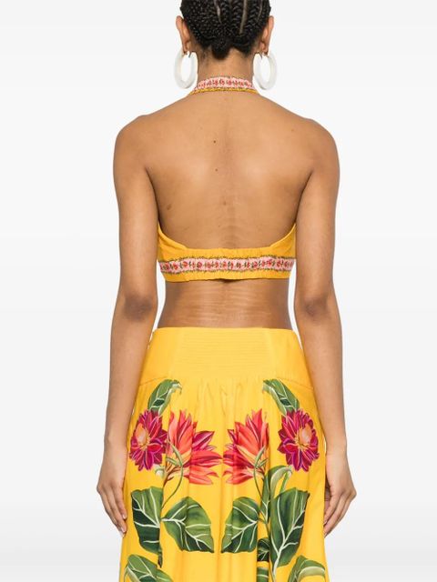 FARM Rio Spring Awakening top - Yellow