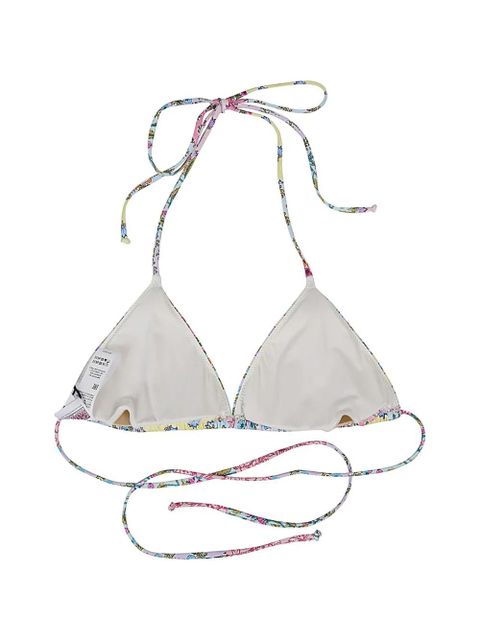 MC2 Saint Barth triangle floral bikini top - Yellow - zdjęcie produktu nr 2