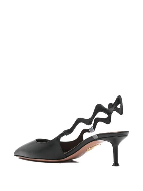 Aquazzura 55mm Artiste pointed-toe pumps - Black