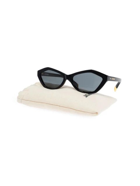 Jacquemus Bambino geometric-frame sunglasses - Black