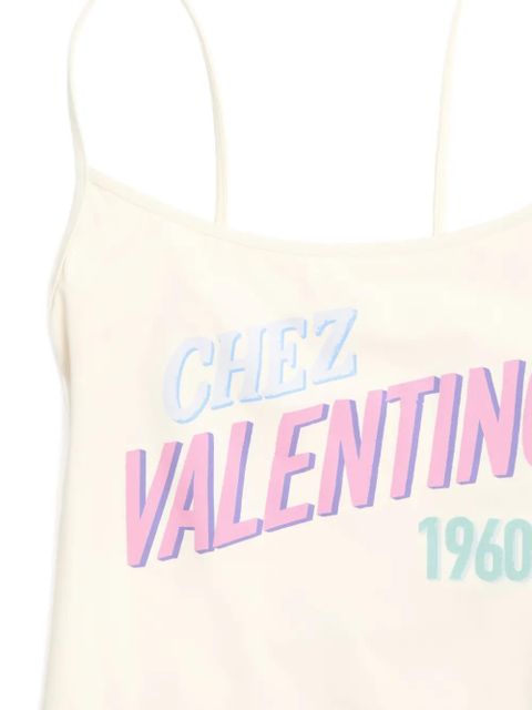 Valentino Garavani one-piece swimsuit with Chez Valentino 1960 print - Neutrals - zdjęcie produktu nr 2