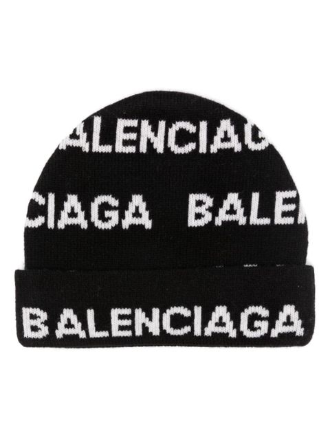 Balenciaga Bal Horizontal beanie - Black