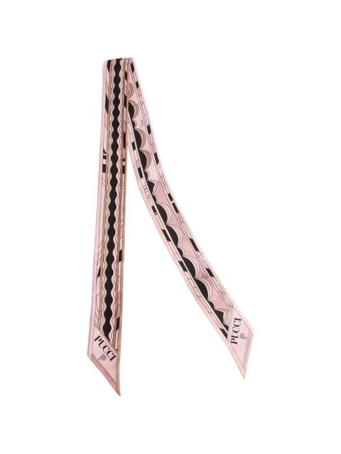 PUCCI mixed print twill scarf - Pink - zdjęcie produktu nr 1