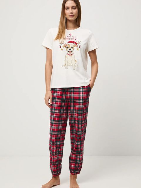 Medicine piżama bawełniana kolor multicolor bawełniana