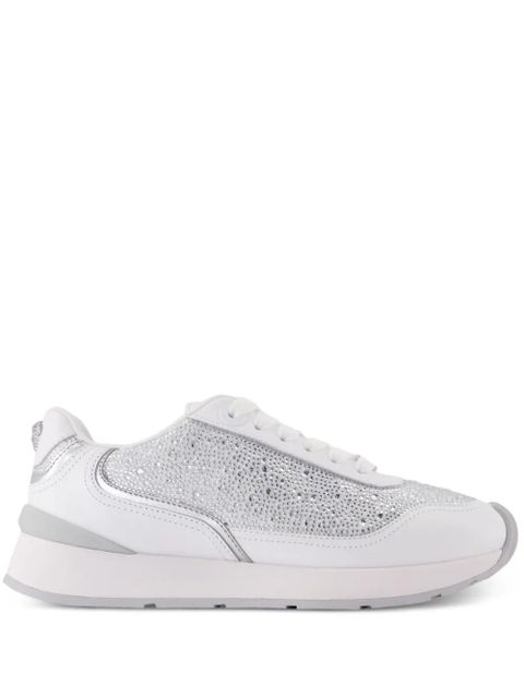 Versace crystal-embellished sneakers - White - zdjęcie produktu nr 2
