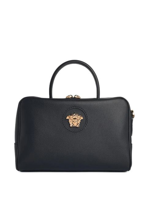 Versace La Medusa leather tote bag - Black - zdjęcie produktu nr 1