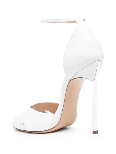 Casadei Blade 125mm sandals - White