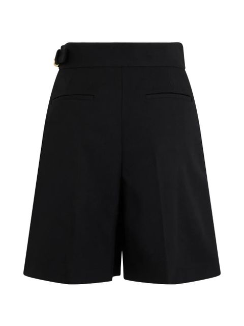 Valentino Garavani buckle pleat shorts - Black - zdjęcie produktu nr 2