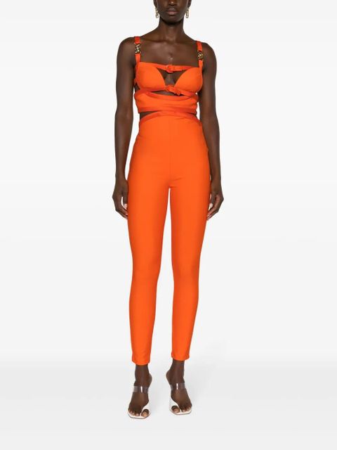 Versace Medusa '95 cut-out jumpsuit - Orange