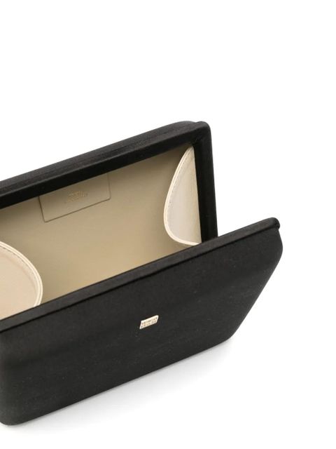 TOTEME satin box clutch - Black - zdjęcie produktu nr 2