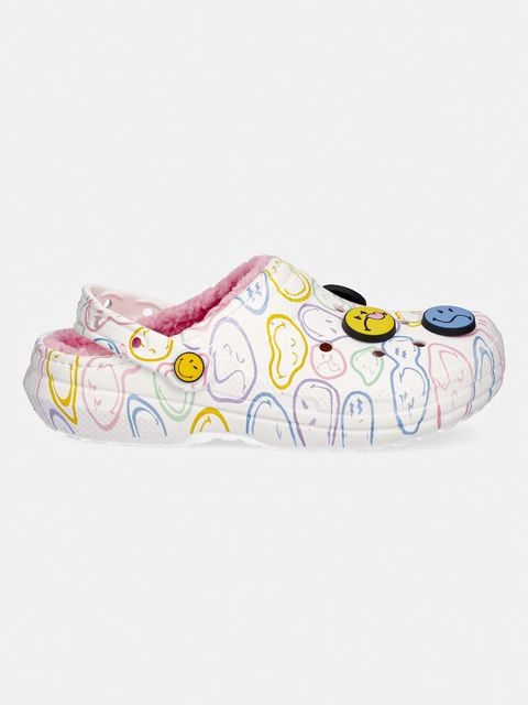 Crocs klapki Smiley Classic Lined Clog - zdjęcie produktu nr 1