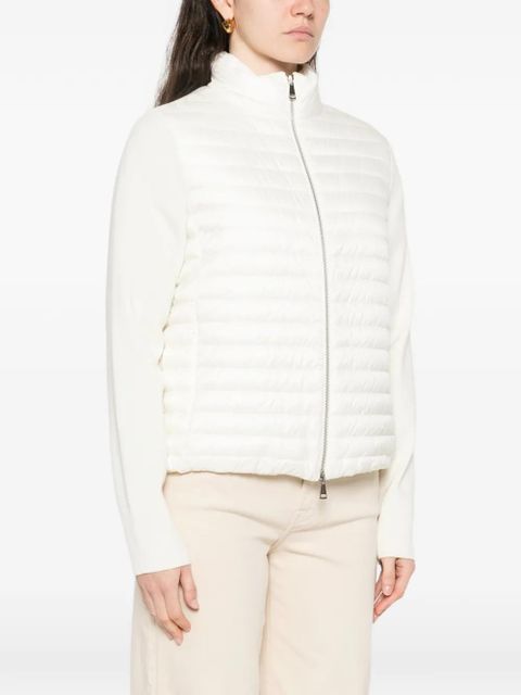 Moncler quilted jacket - White