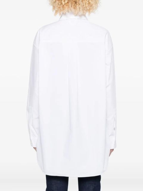 Jacquemus long-sleeve curved-hem shirt - White - zdjęcie produktu nr 2