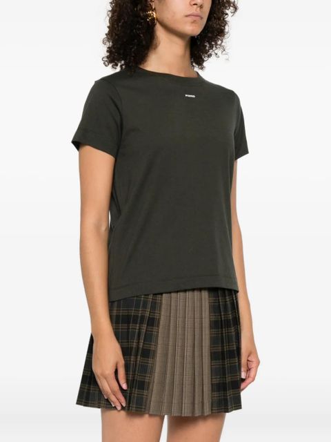 PINKO short-sleeve cotton top - Green - zdjęcie produktu nr 2