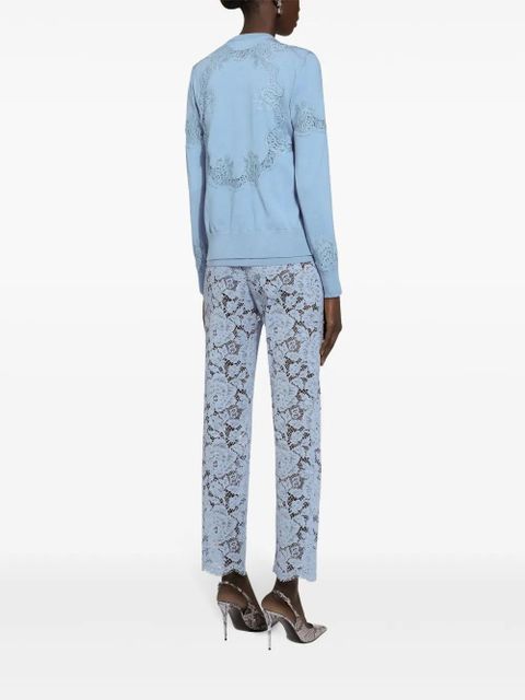 Dolce & Gabbana DNA lace embroidery detailing cardigan - Blue - zdjęcie produktu nr 2
