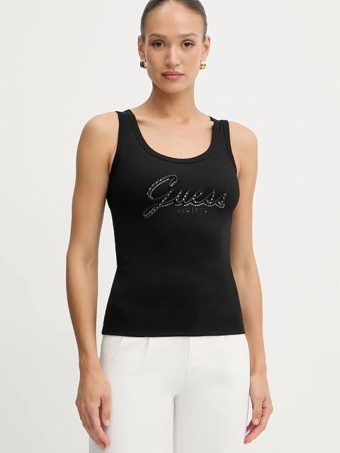 Guess top RAISSA kolor czarny W5YP00 KCXJ2 - zdjęcie produktu nr 1