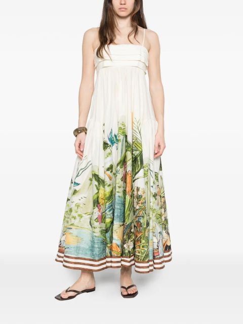 ALEMAIS Toucan Tango maxi dress - Neutrals - zdjęcie produktu nr 2