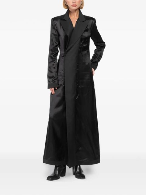 MM6 Maison Margiela peak-lapel maxi dress - Black