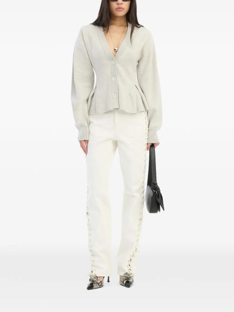 ROTATE BIRGER CHRISTENSEN laced jeans - White - zdjęcie produktu nr 2