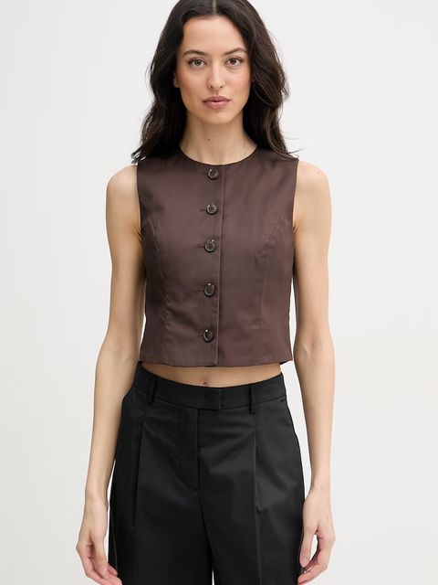 United Colors of Benetton kamizelka damska bawełniana - zdjęcie produktu nr 1