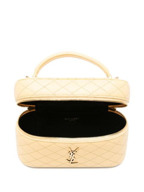 Saint Laurent Gaby quilted mini bag - Yellow