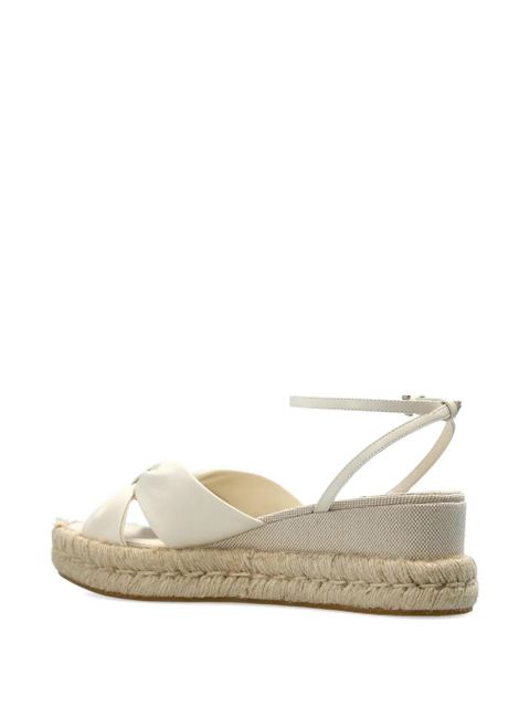 Jimmy Choo Aella wedge sandals - Neutrals