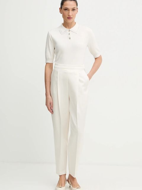 Morgan sweter damski kolor beżowy lekki MAP - zdjęcie produktu nr 2