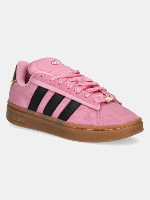 adidas sneakersy zamszowe GRAND COURT ALPHA 00s kolor różowy JH8669 - zdjęcie produktu nr 1