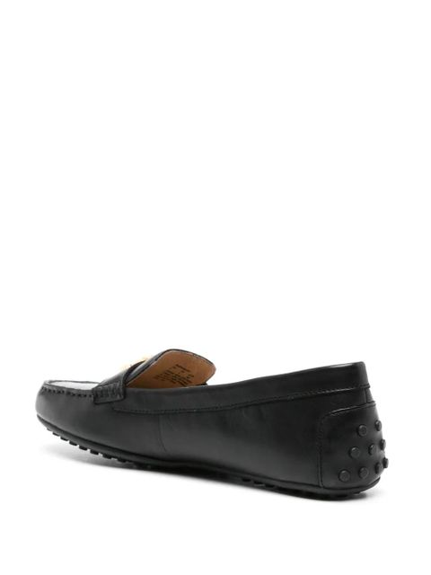 Lauren Ralph Lauren Barnsbury Driver leather loafers - Black